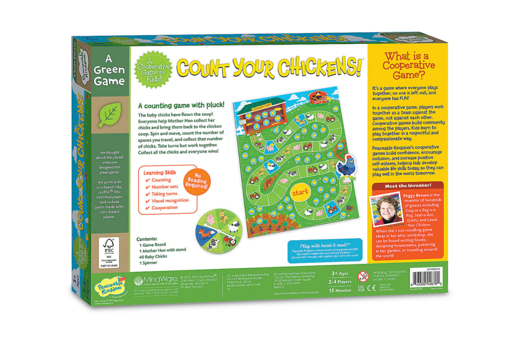 Peaceable Kingdom Count Your Chickens! - Damaged Box