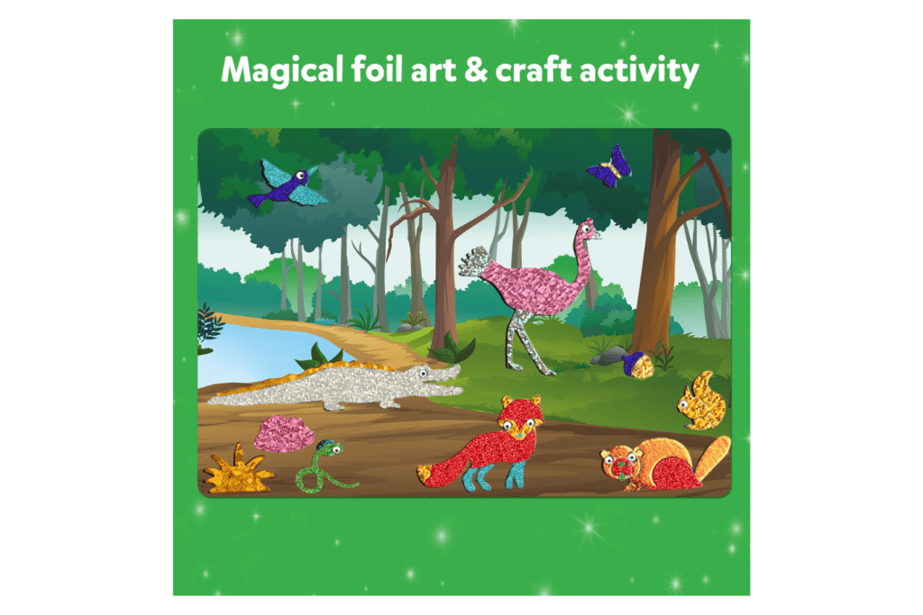 Skillmatics Foil Fun Activity - World Of Animals