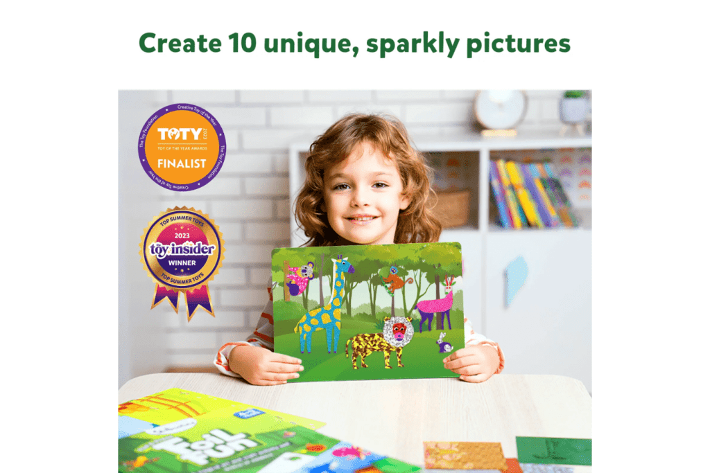 Skillmatics Foil Fun Activity - World Of Animals