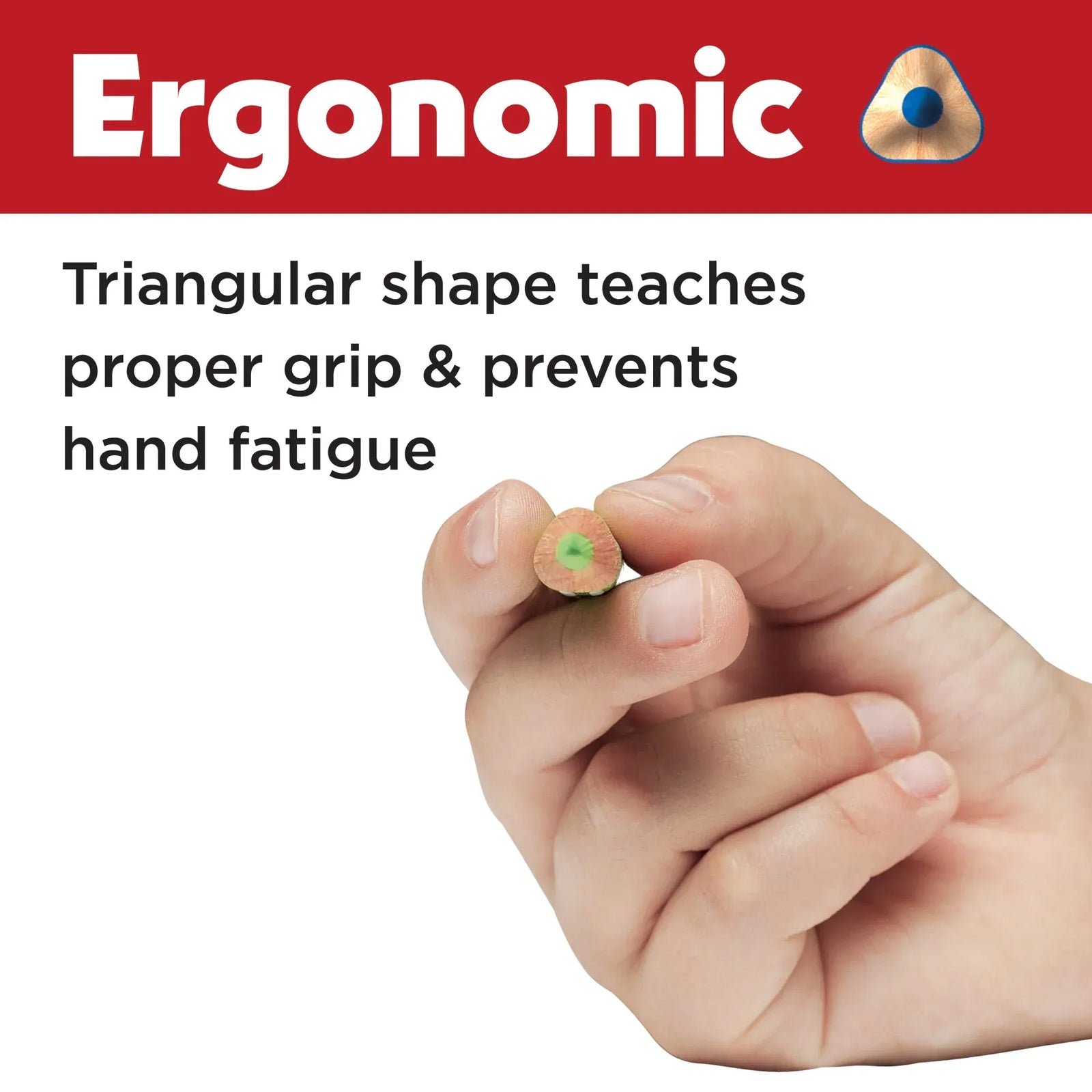 Faber-Castell Triangular Colour EcoPencils - 12 Assorted Colours