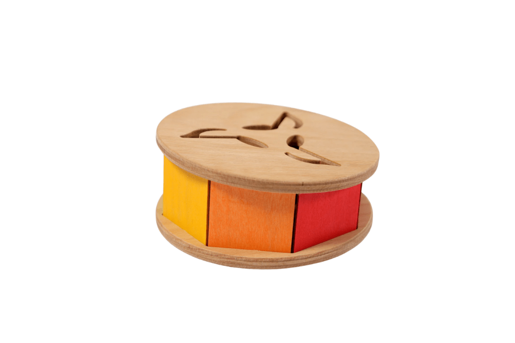 Grimm's Musical Rolling Wheel With 8 Coloured Tone Lamellas