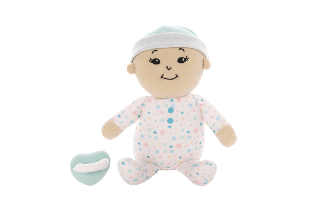 Love, Stella My First Doll, Manhattan Toy, Baby Stella dolls, baby dolls for toddlers, best baby dolls, plush baby dolls, The Montessori Room, Toronto, Ontario, Canada.