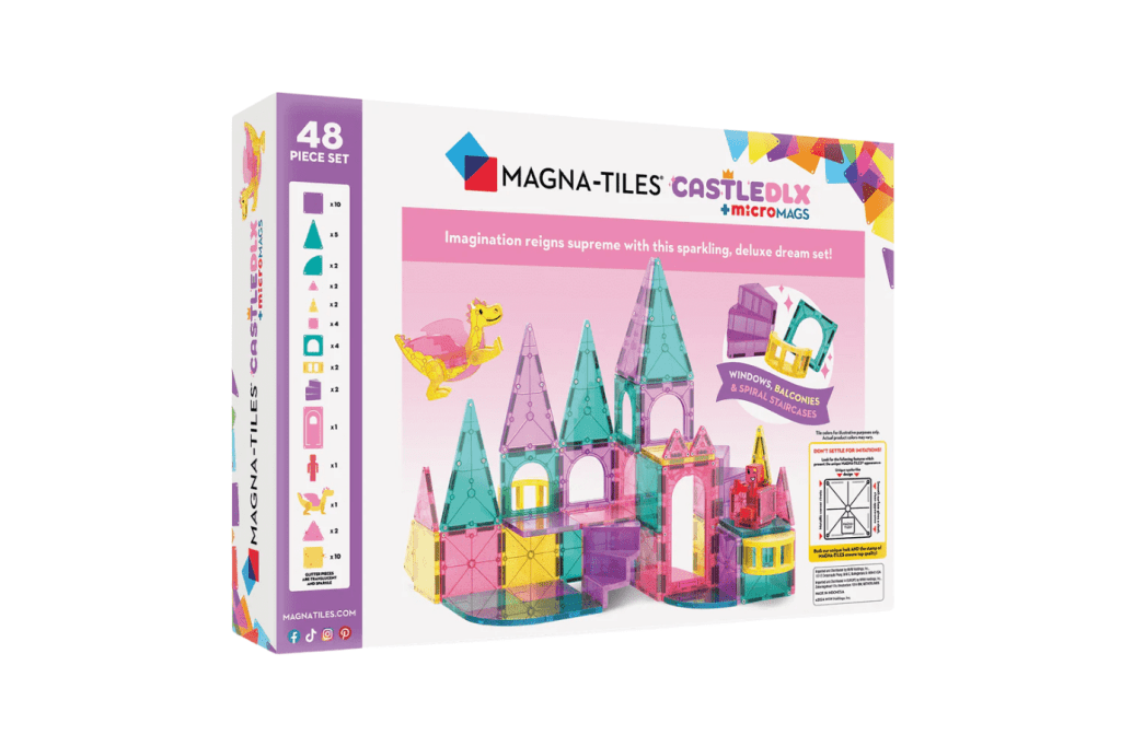 Magna-Tiles® Castle Deluxe™ 48-Piece Set