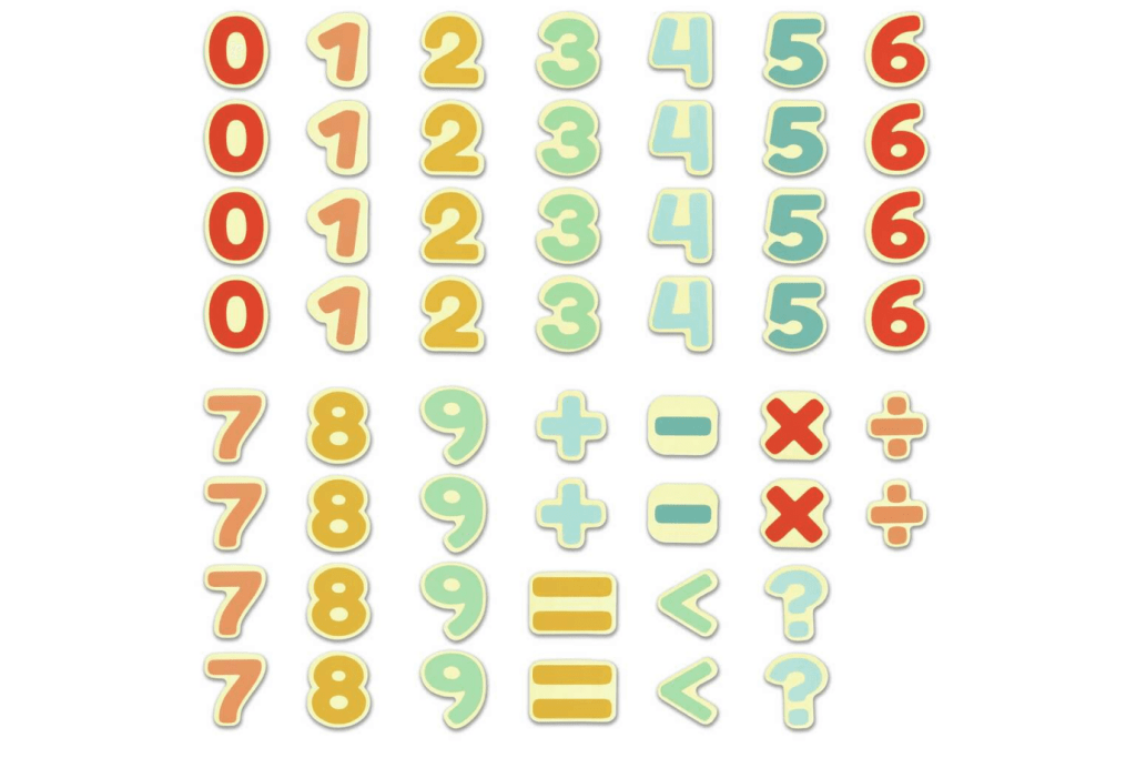 Magnetic Numbers by Hape, The Montessori Room, Toronto, Ontario, Canada.
