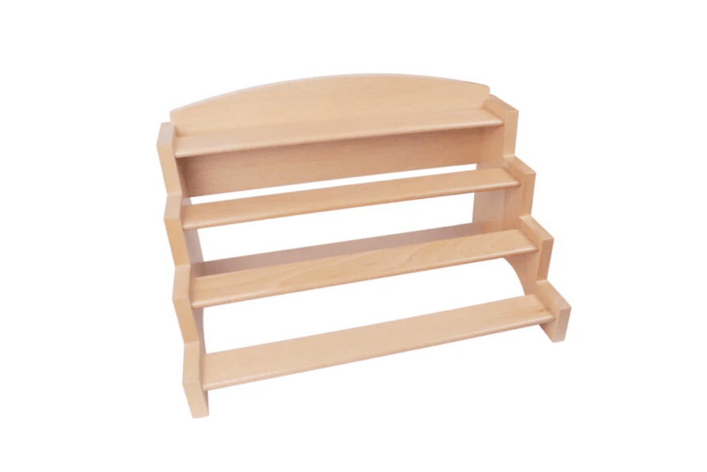 Montessori Cylinder Blocks (Set of 4) & Stand