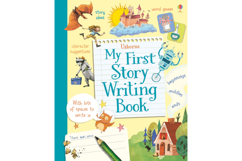 My First Story Writing Book, creative writing books for kids, Usborne books, writing books for 6 years and up, The Montessori Room, Toronto, Ontario, Canada.