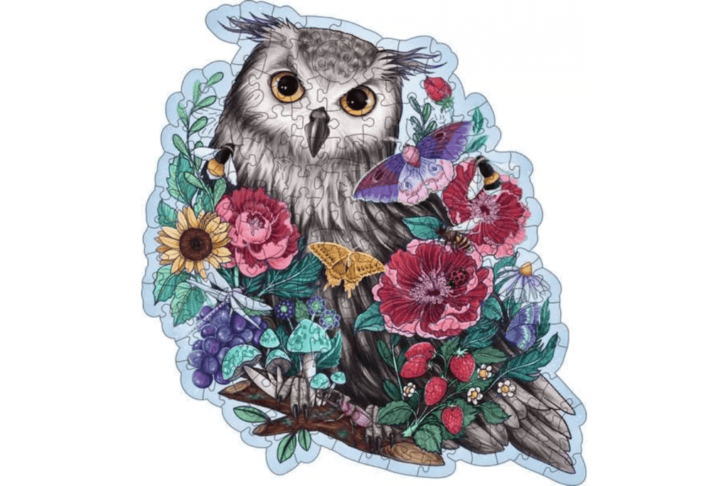 Mysterious Owl 150 Piece Wooden Puzzle