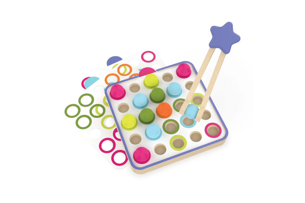 Pattern & Sequencing Wooden Board, Educational Insights, fine motor toys, patterning toys, math toys, The Montessori Room, Toronto, Ontario, Canada.