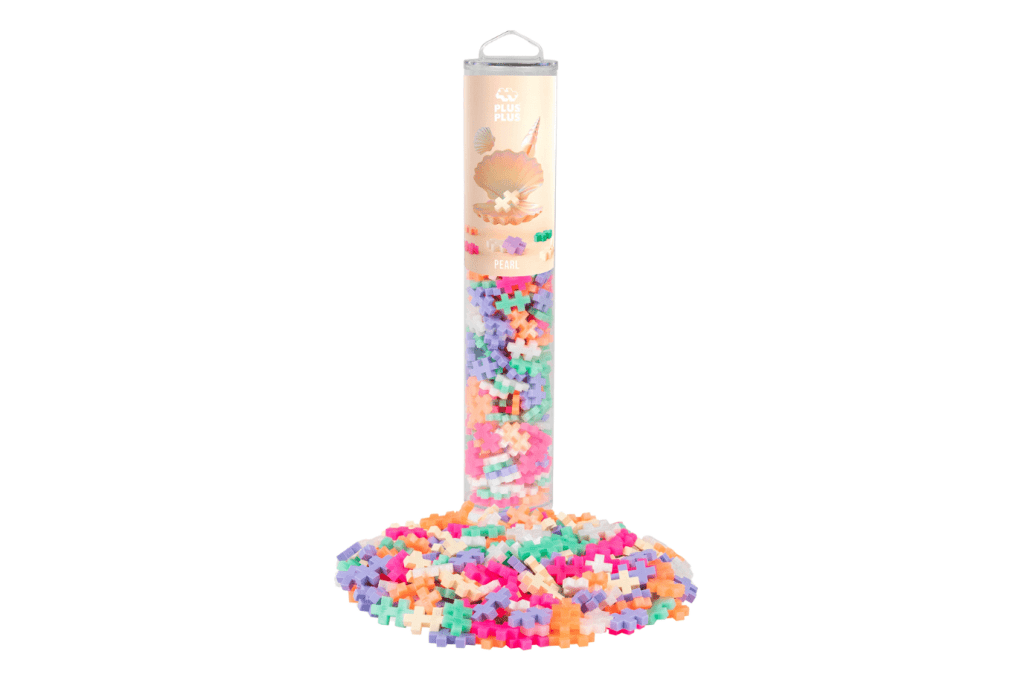Plus Plus TUBE - PEARL MIX - 240pcs, Plus plus tubes Toronto. Travel toys Toronto, best travel toys for kids, best travel toys for 5 year olds, 6 year olds, 7 year olds, Toronto, Canada, Plus plus Canada