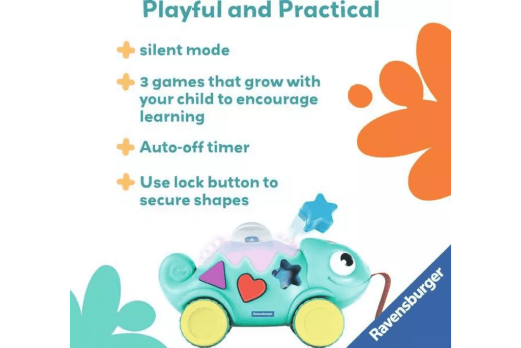 Ravensburger 4-in-1 Colour and Shape Sorter Chameleon