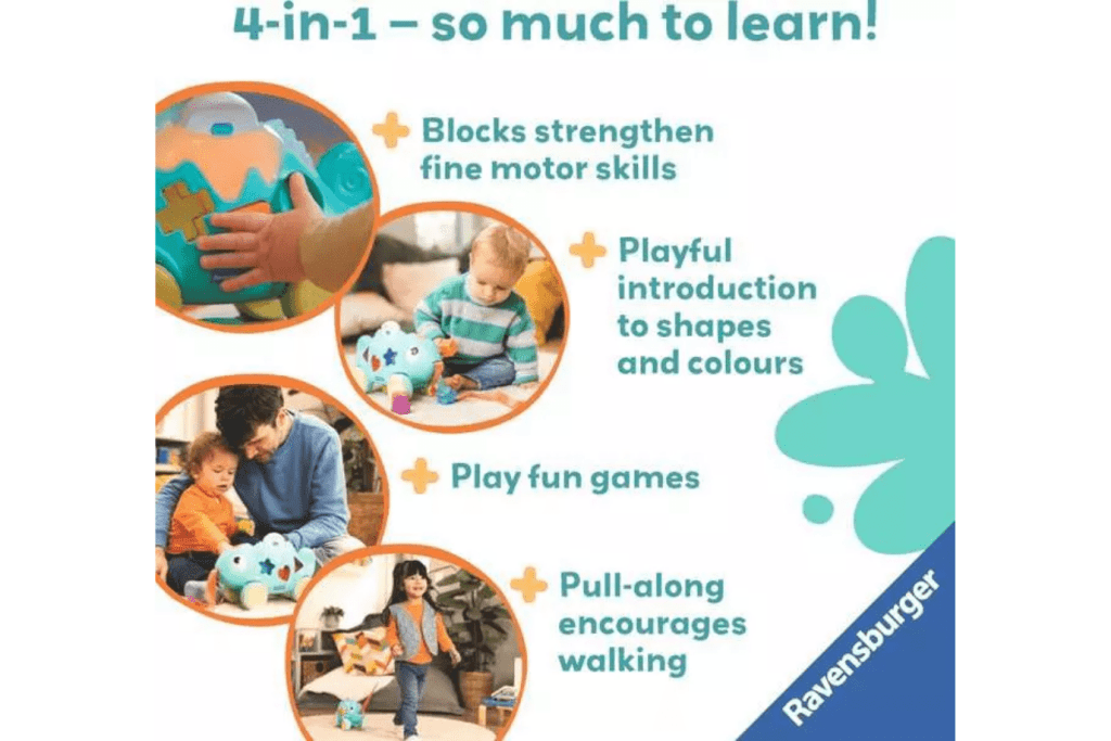 Ravensburger 4-in-1 Colour and Shape Sorter Chameleon