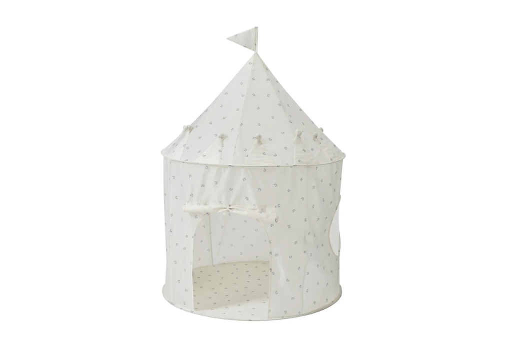Recycled Fabric Play Tent Castle, indoor play tents for kids, best toys for pretend play, The Montessori Room, Toronto, Ontario, Canada.