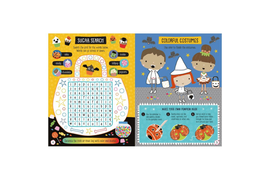 Scratch and Sparkle Halloween Activity Book