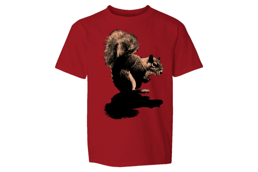 Squirrel Kids T-Shirt, tresnormale, Toronto t-shirts for kids, Toronto souvenirs for kids, Made in Canada, The Montessori Room, Toronto, Ontario, Canada.