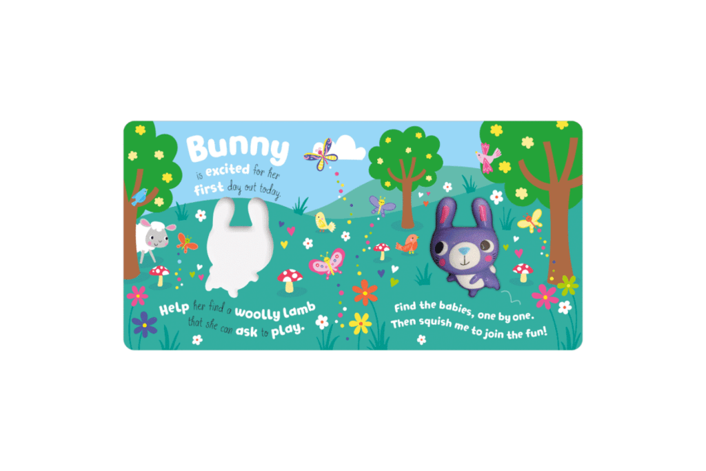 Fire the imagination Squish 'n' Squeeze Bunny! Board Book