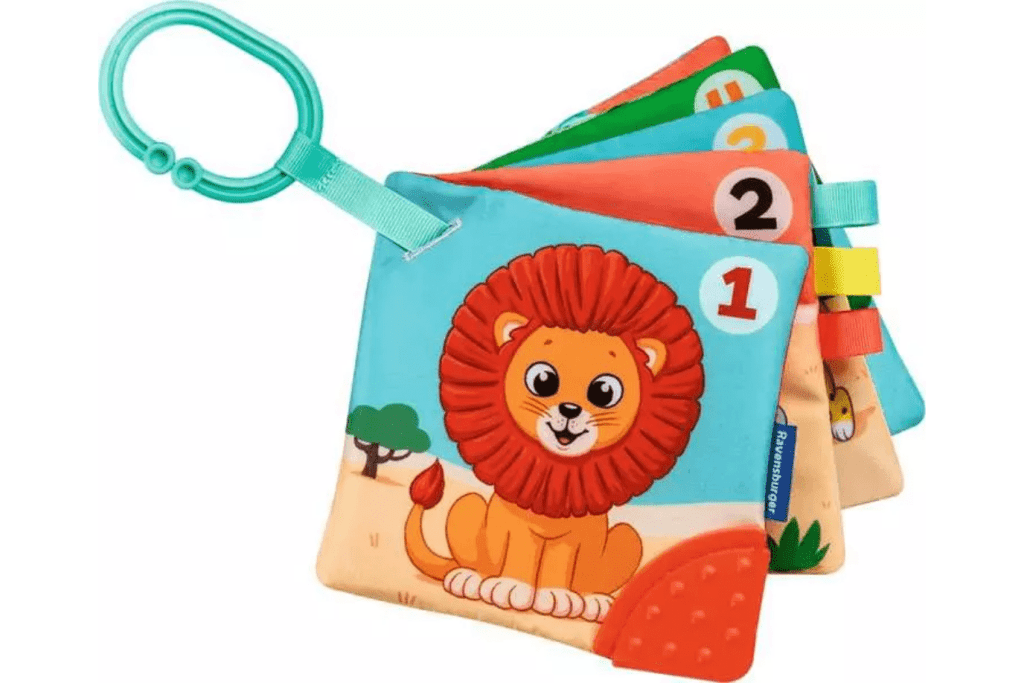Stroller Book: My First Book of Numbers & Colours, Play+, Ravensburger, best toys for babies, best gifts for babies, baby shower gifts, The Montessori Room, Toronto, Ontario, Canada.