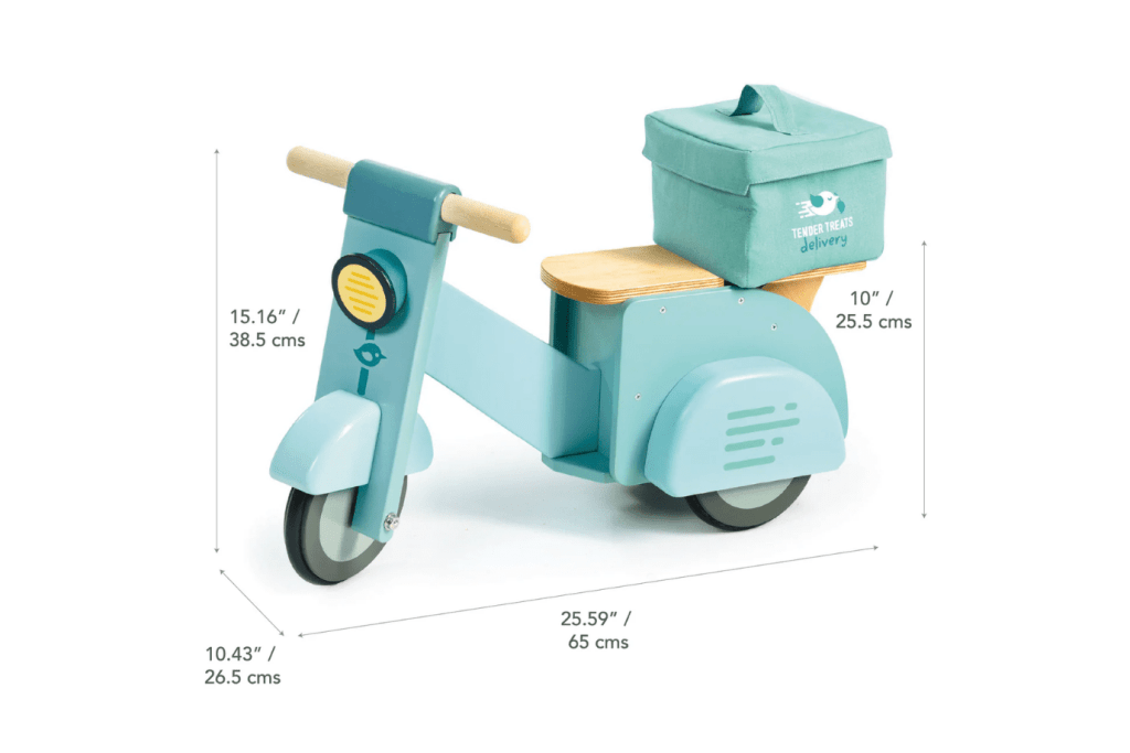 Tender Leaf Delivery Scooter