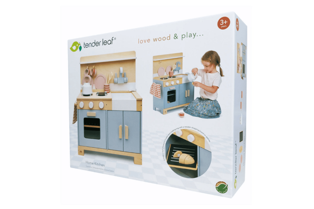 Tenderleaf Wooden Play Kitchen
