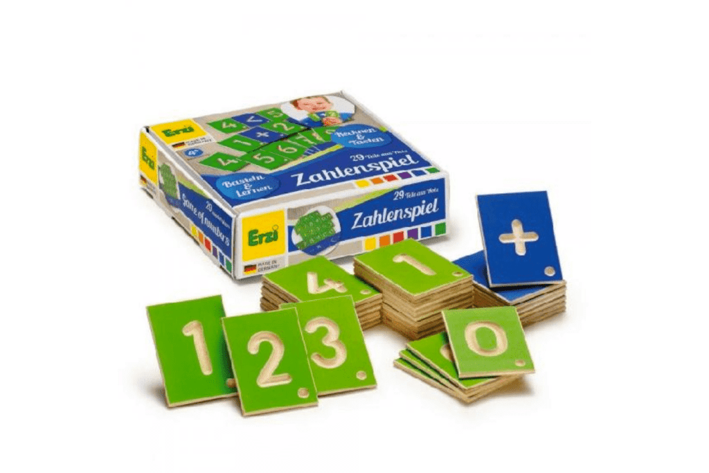 Tracing Number Boards, Erzi, tactile writing boards, number learning, learn to write, The Montessori Room, Toronto, Ontario, Canada.