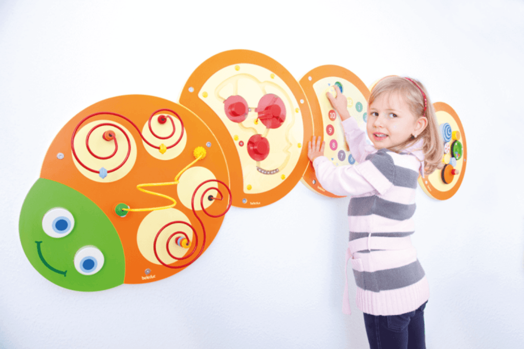 Playwell Wall-Mounted Caterpillar Activity Centre