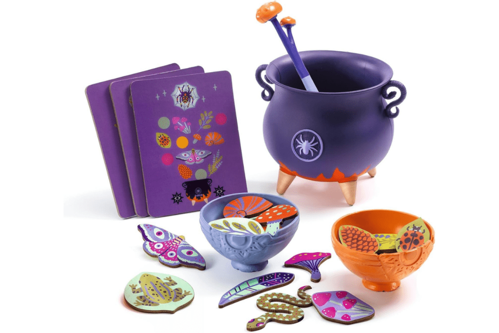 Witch’s Soup, gifts for children who like to make potions, toys for children who like to make potions, making potions, Djeco, imaginative play, pretend play, witches brew for kids, Halloween toys, The Montessori Room, Toronto, Ontario, Canada.
