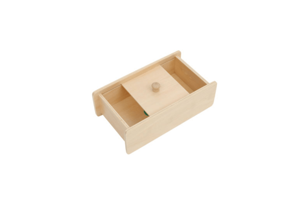 Wooden Box with Sliding Lid