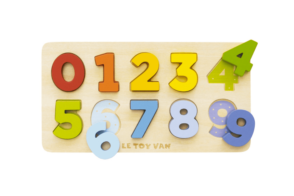 Baby and Toddler - Counting Numbers Shape Sorter By Le Toy Van, number puzzle for toddlers, wooden number puzzle, early math puzzles for kids, math toys for kids, number games for toddlers, number puzzle, Toronto, Canada