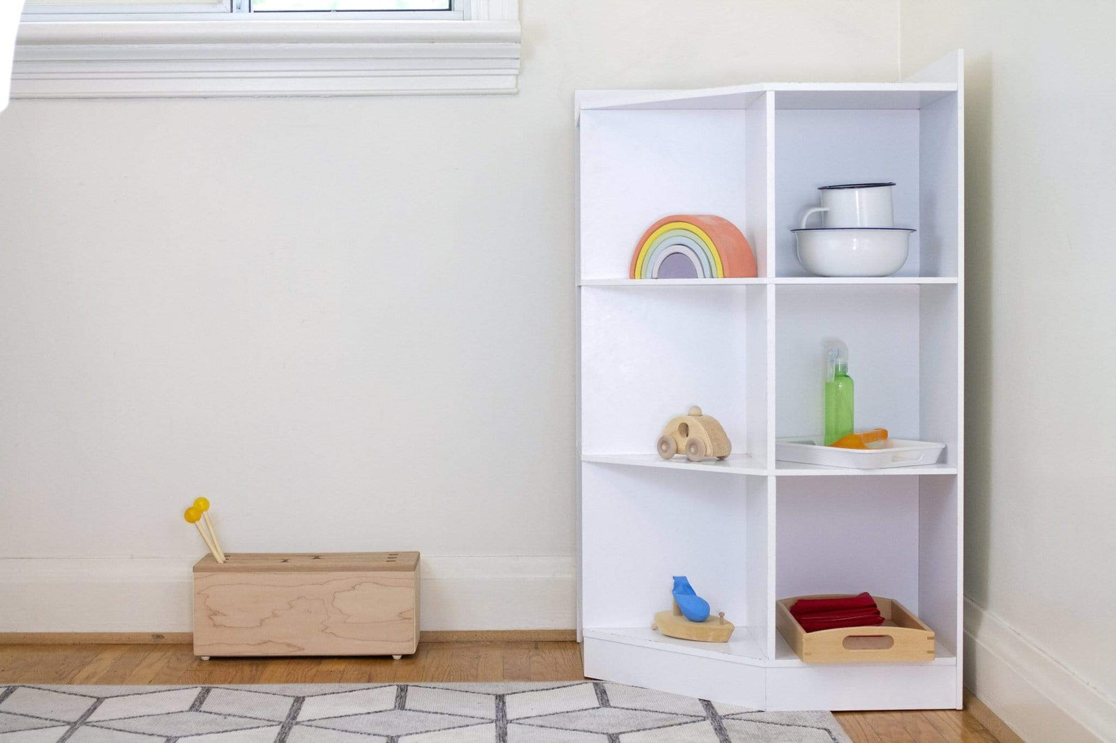 Beech Wood Tray with Handles - The Montessori Room