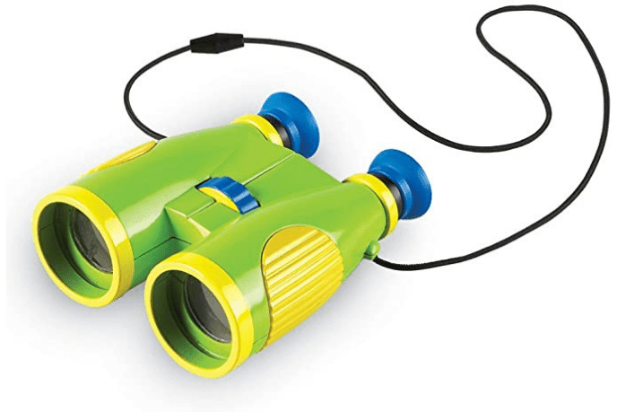 Big View Binoculars - The Montessori Room, Toronto, Ontario, Canada, Learning Resources, binoculars for kids, best binoculars for kids, outdoor tools for kids, outdoor toys, spring toys, summer toys, bird watching toys, exploring, explorer, discovery, science toys, good quality binocular, children's binoculars