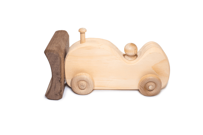 Bulldozer - The Montessori Room, Toronto, Ontario, Canada, wooden toys, Thorpe toys, Canadian made toys, bulldozer, trucks for kids, vehicles for kids, peg person, best toys for kids, best gift, baby gift, first toys, baby registry