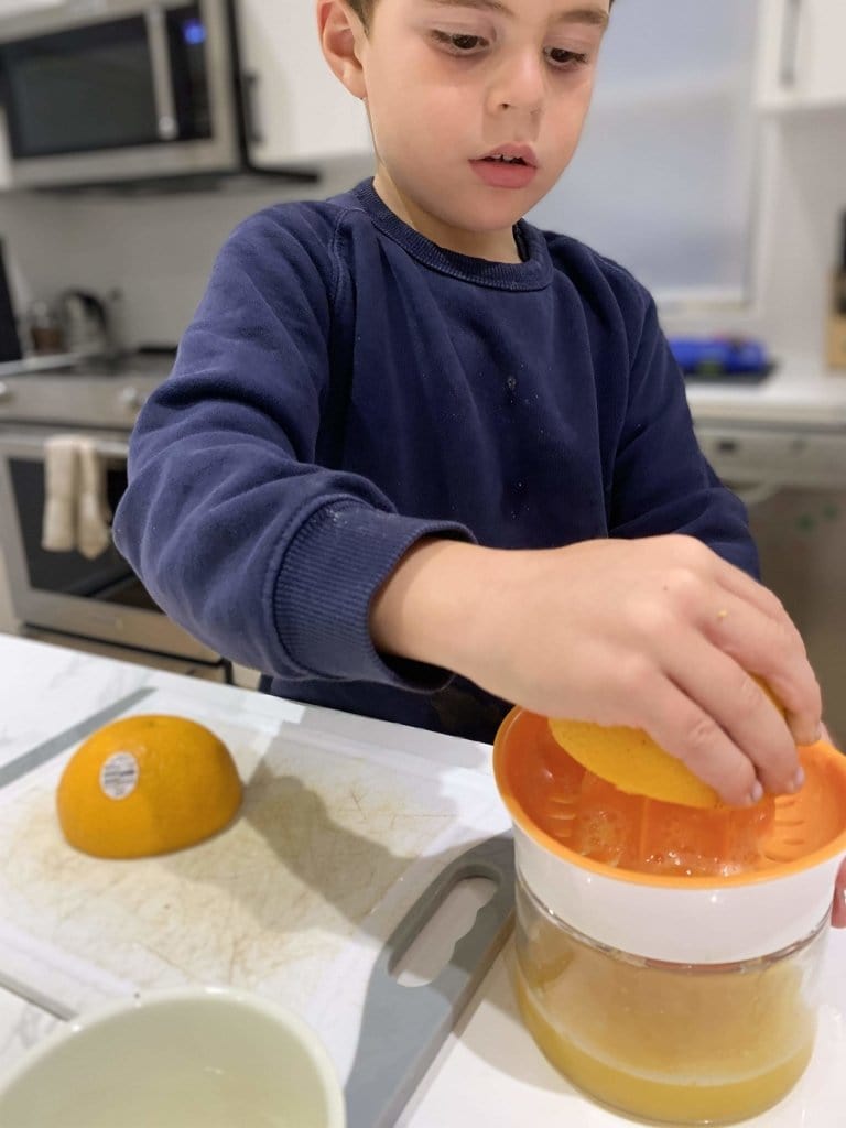 Citrus Juicer and Glass - The Montessori Room
