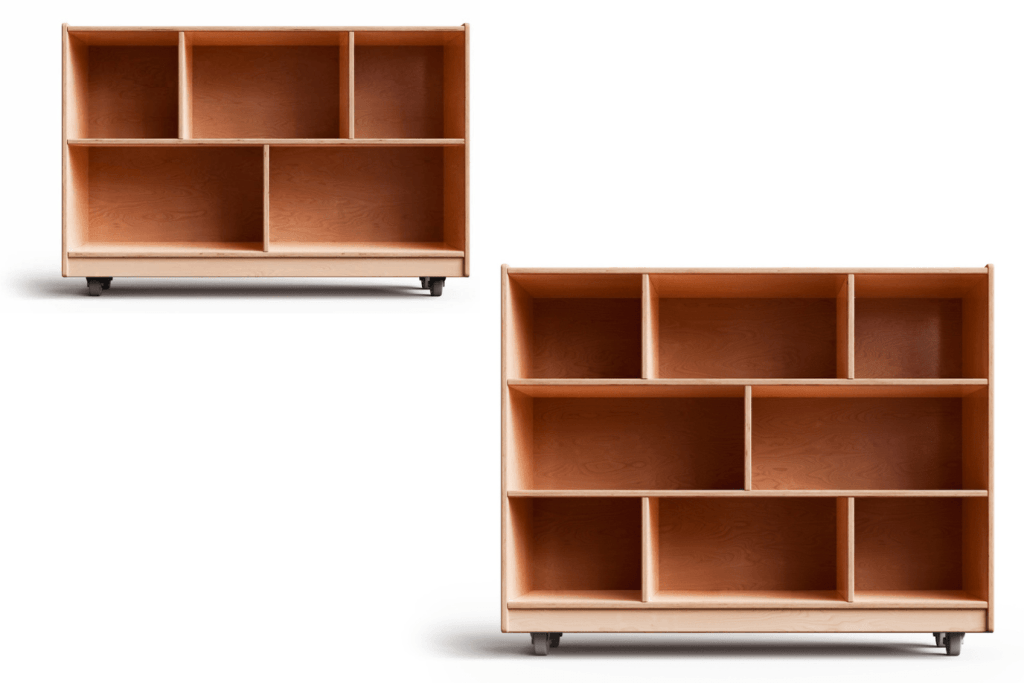 FK Shelves With Vertical Dividers [2 Sizes Available]