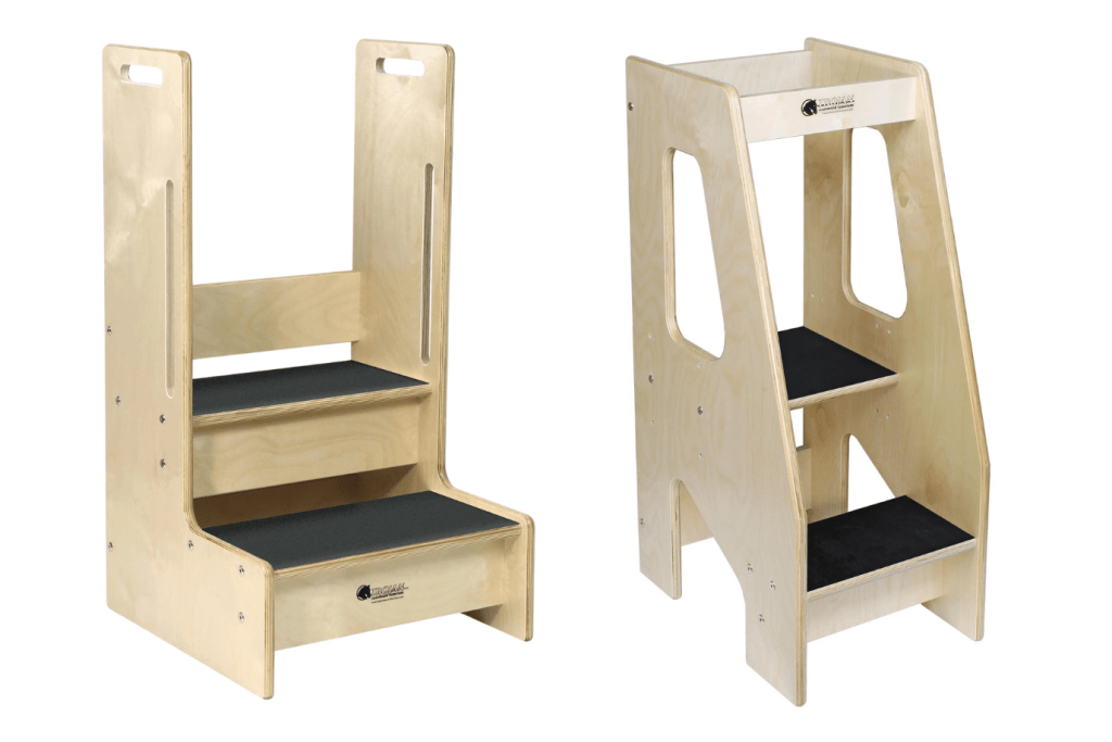 Trojan Classroom Furniture Step Stools - 2 Versions