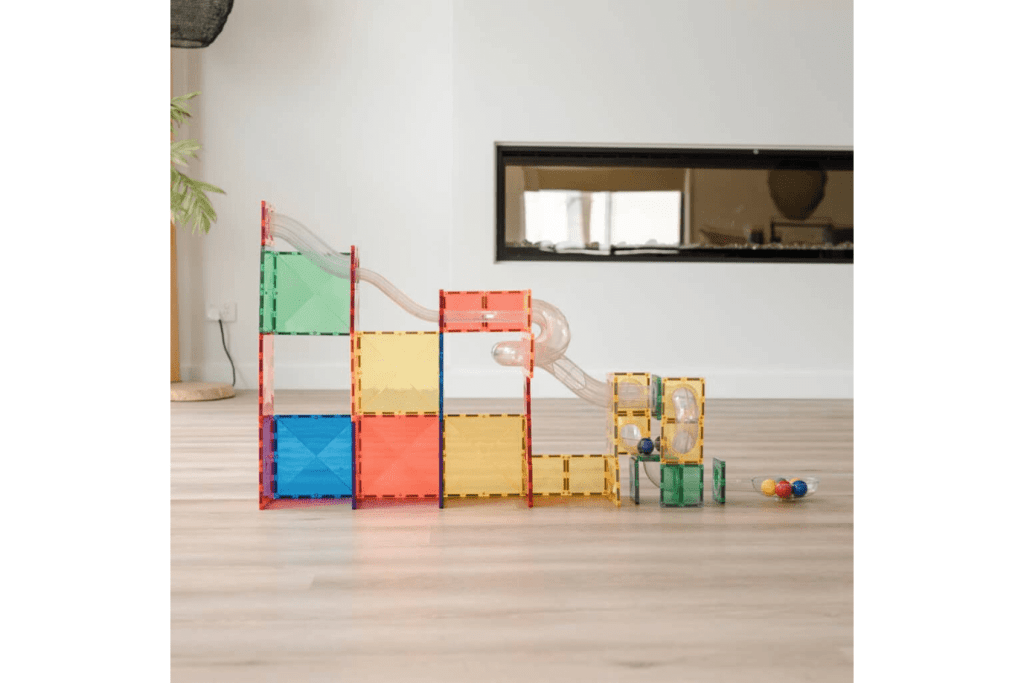 Connetix Tiles Ball Run Expansion Packs, magnetic tiles, 3 years and up, STEM toys, The Montessori Room, Toronto, Ontario, Canada.
