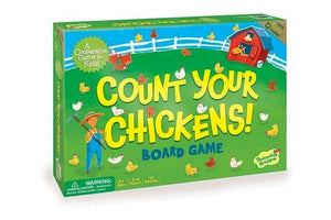 Count Your Chickens! - The Montessori Room Peaceable Kingdom, games for kids, board games for kids, games for 3 year olds, best games for toddlers, best gift for 3 year old, cooperative games for kids, Toronto, Ontario, Canada