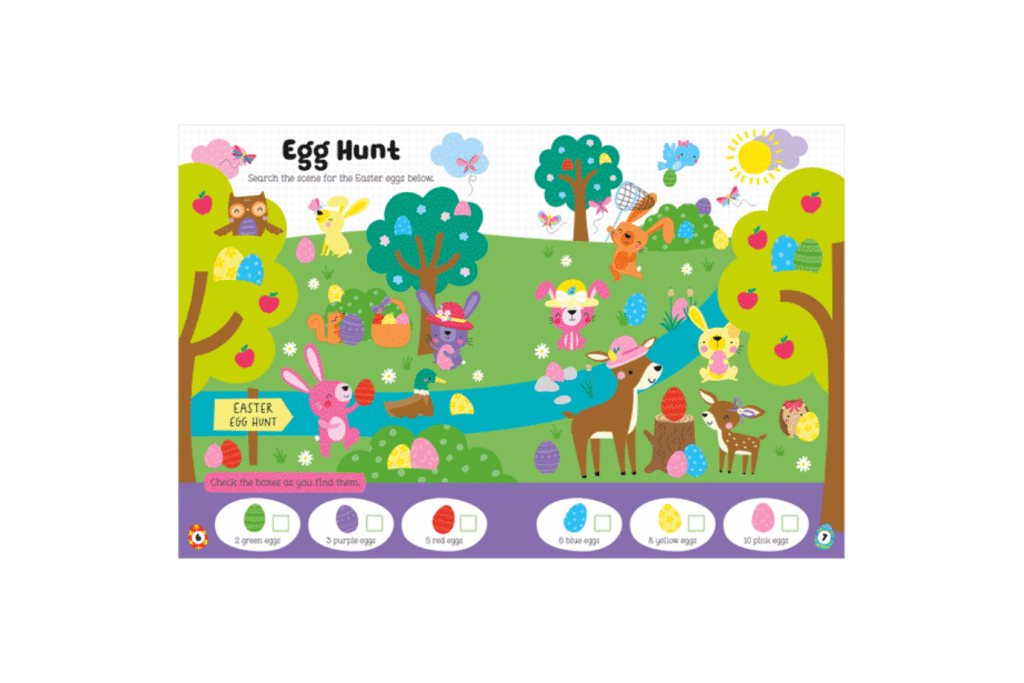 Fire the Imagination Shiny Stickers Easter Activity Book