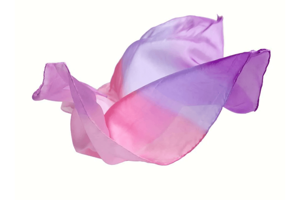 Giant Playsilks by Sarah's Silks - The Montessori Room, Toronto, Ontario, Canada, Sarah's Silks, playsilks, best playsilks, open-ended toys, best open-ended toys, imaginative toys, imagination, best gifts for kids, silk, play fabrics, play scarves, scarves for kids, giant playsilks, Giant Blossom Playsilk