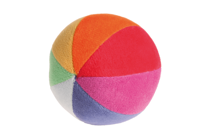 Grimm's Cotton Rainbow Ball, Grimm's Rainbow Ball, Grimm's Toys, Grimm's plush toys, Grimm's baby toys, Grimm's ball, soft baby ball, ball with rattle, best toys for baby, baby registry ideas, The Montessori Room, Toronto, Ontario, Canada, The Play Kits by Lovevery, Lovevery, Montessori toy subscription, buy Lovevery item individually, Lovevery Canada, Lovevery in store, The Senser Play Kit 5 to 6 Months
