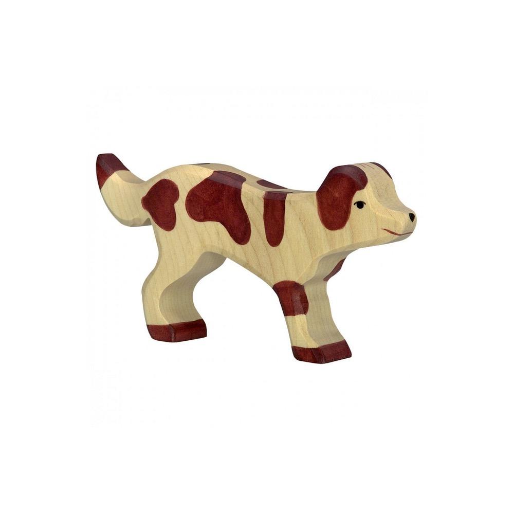 Holztiger Farm Dog - The Montessori Room, Toronto, Ontario, Canada, Holztiger, wooden animals, wooden dog, best wooden figures, imaginative play, open ended play, high quality toys, Little Blue Truck animals