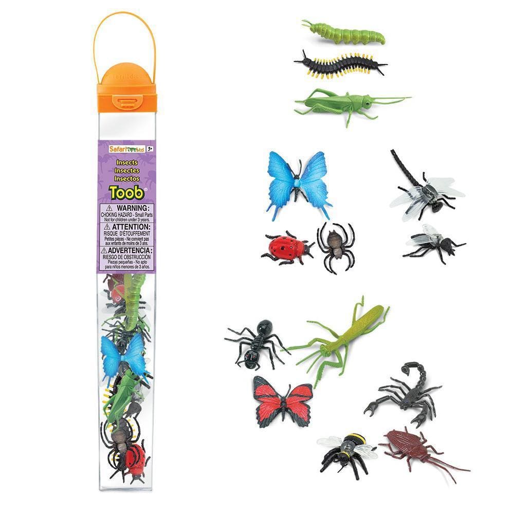 Insects Toob® - The Montessori Room, Toronto, Ontario, Canada, Safari Ltd, Toobs, insects, plastic insects, educational toys, plastic figures, different insects, outdoor toys