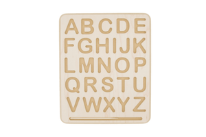 Wooden Alphabet Tracing Board (Uppercase and Lowercase)