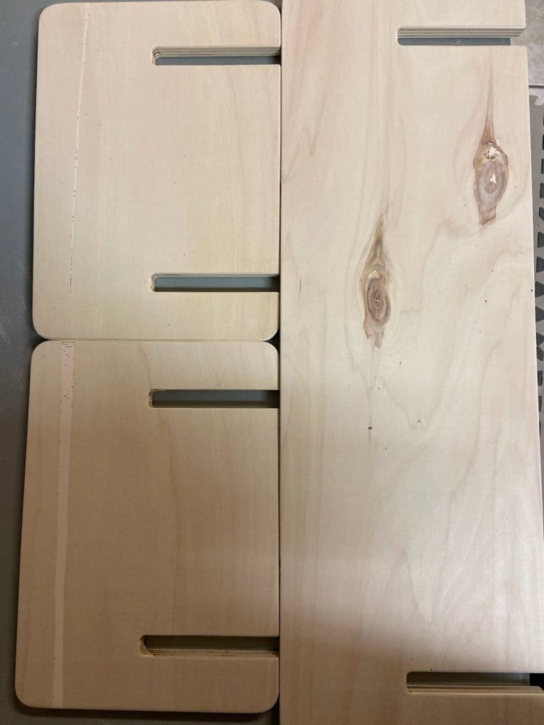 The Montessori Room Montessori Shelves - Wood Imperfections