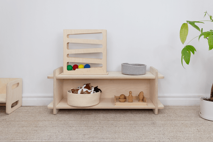 The Montessori Room Mini Montessori Shelves - Wood Imperfections