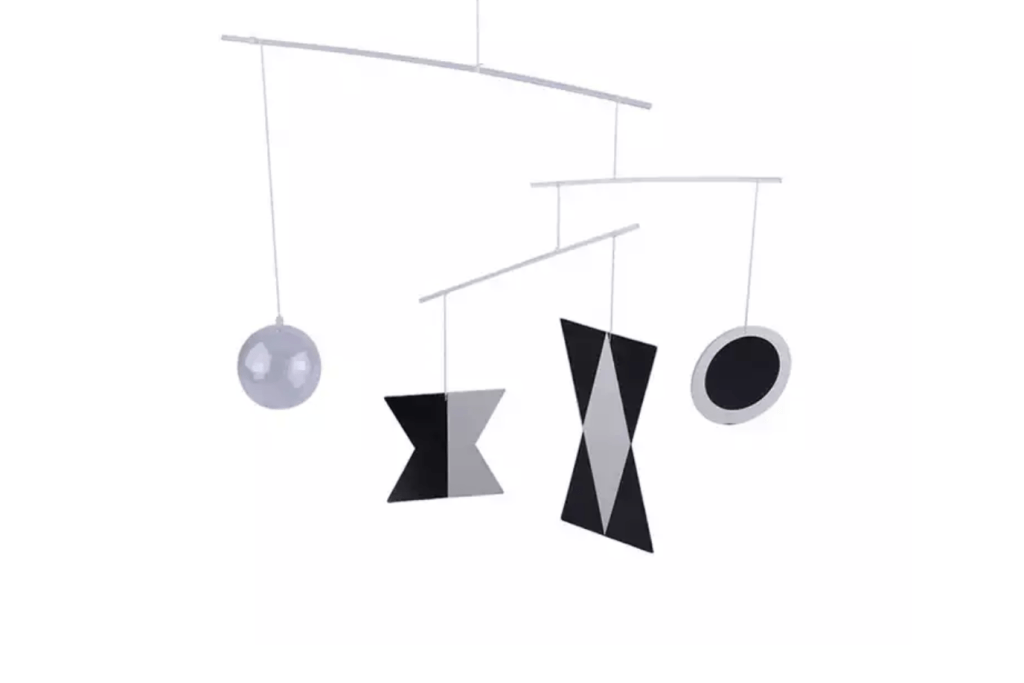 Munari Montessori Mobile - The Montessori Room, Toronto, Ontario, Canada, Montessori mobile, Montessori materials, baby mobile, black and white mobile, baby's first mobile, Montessori baby