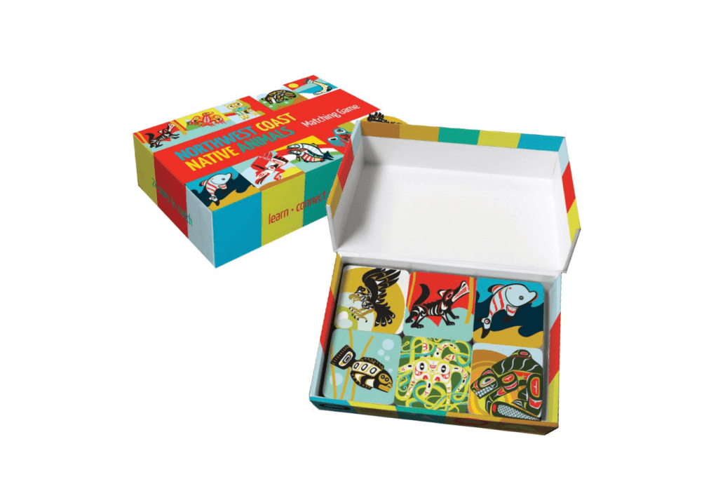 Native Northwest Northwest Coast Native Animals Matching Game