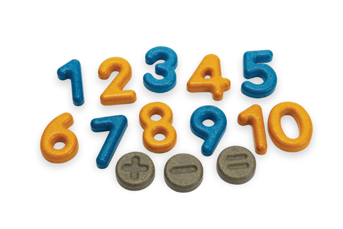 Plan Toys Numbers and Symbols - The Montessori Room, Toronto, Ontario, Canada, Plan Toys, math toys, wooden toys, educational toys, numbers, toddler toys, children's math tools