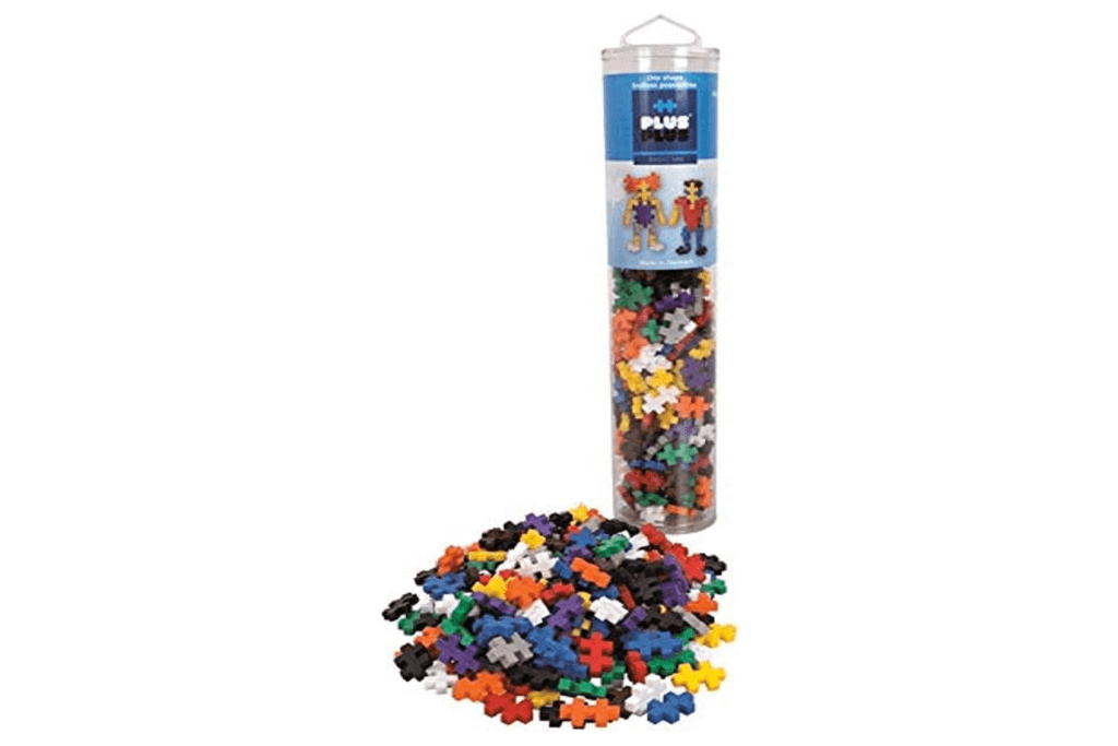 Plus-Plus Basic - 240 pieces, Plus Plus, building toys, educational toys, open ended play, imaginative play, best toys for 5 year olds, best travel toy for older kids, building toys, fine motor skills, The Montessori Room, Toronto, Ontario, Canada