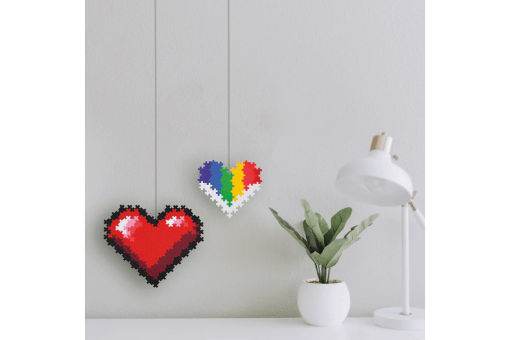 Plus-Plus Puzzle By Number - Hearts 250 pcs