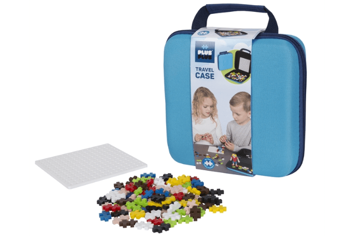 Plus-Plus Travel Case - The Montessori Room, Toronto, Ontario, Canada, Plus Plus, Travel case, puzzle, toys for travel, best toys for on the go, creative toys, best gifts for 4 year olds, best gifts for 5 year olds, best toys for 4 year old, best toy for 5 year old, puzzle piece, construction toys