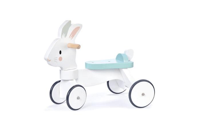 Running Rabbit Ride On - The Montessori Room, Toronto, Ontario, Canada, push bike, wooden ride on bike, Tender Leaf Toys